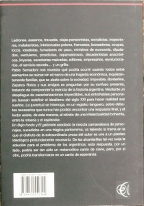 Bajo fondo y El gabinete asediado-Contratapa