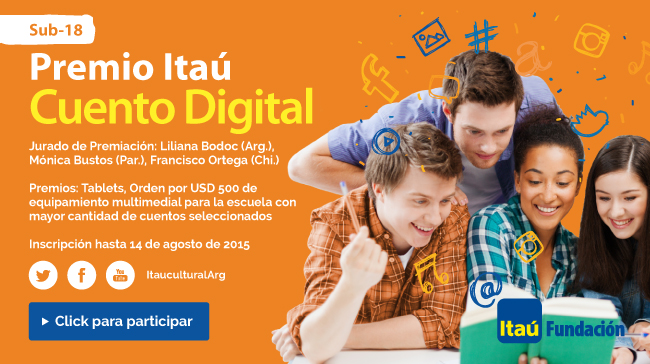 Flyer Premio Itaú Cuento Digital 2015 Sub-18