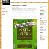 La balandra en la revista Kundra