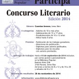 Flyer Concurso Biblioteca Popular del Paraná