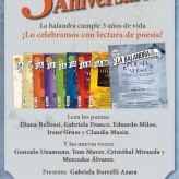 Flyer La Balandra Tercer Aniversario